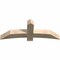 Ekena Millwork Bellingham Rough Sawn Timber Gable Bracket, Douglas Fir, 60"W x 22"H x 6"D x 6"F, 9/12 Pitch GBW060X22X0606BEL00RDF - alternate 4